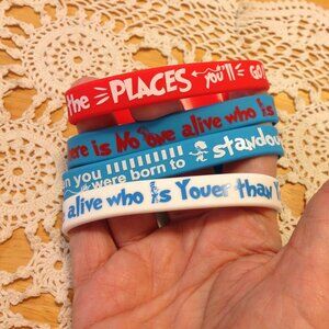 Dr. Seuss positive affirmation  bracelets